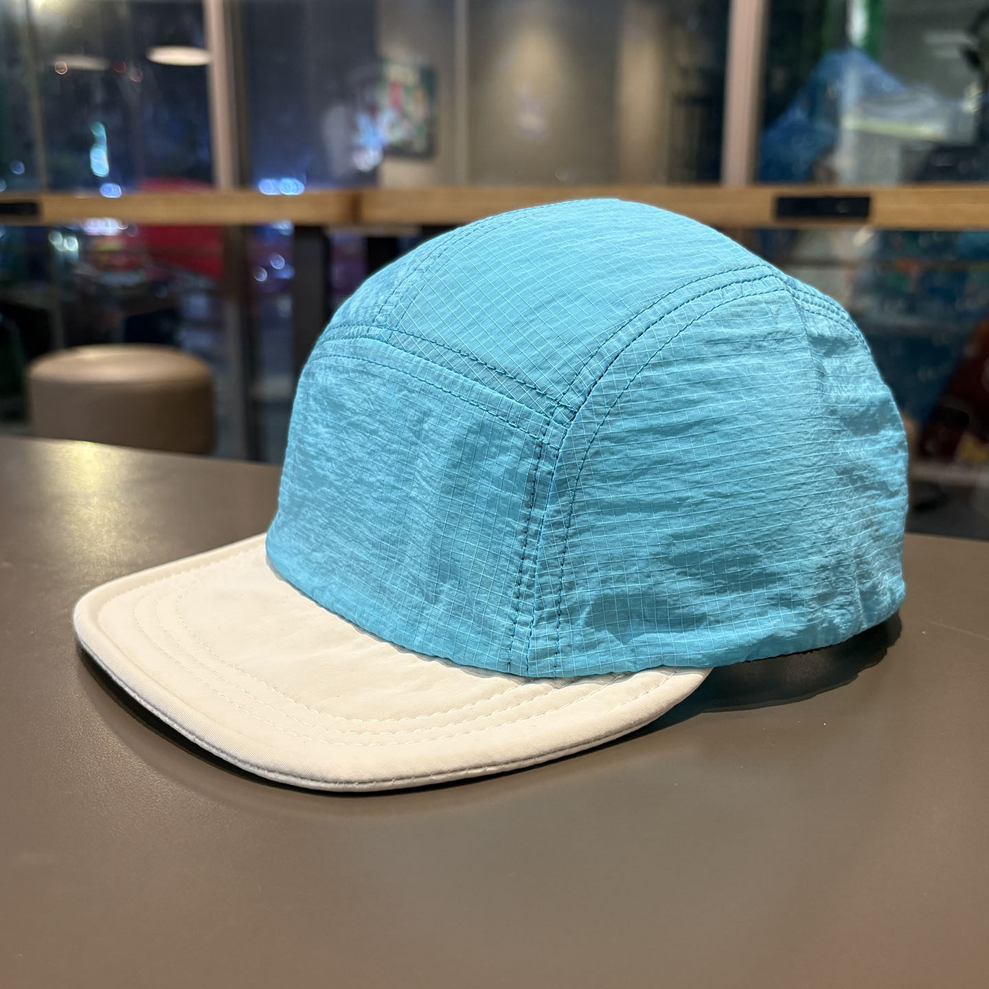 Running Gear Hat - Color Block Foldable 5-Panel Baseball Cap