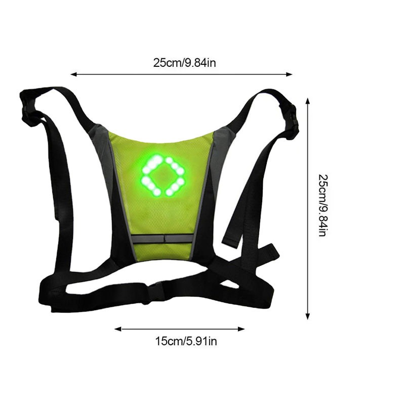 LED Remote Control Safety Vest - огляд і ціна Running Visibility Gear