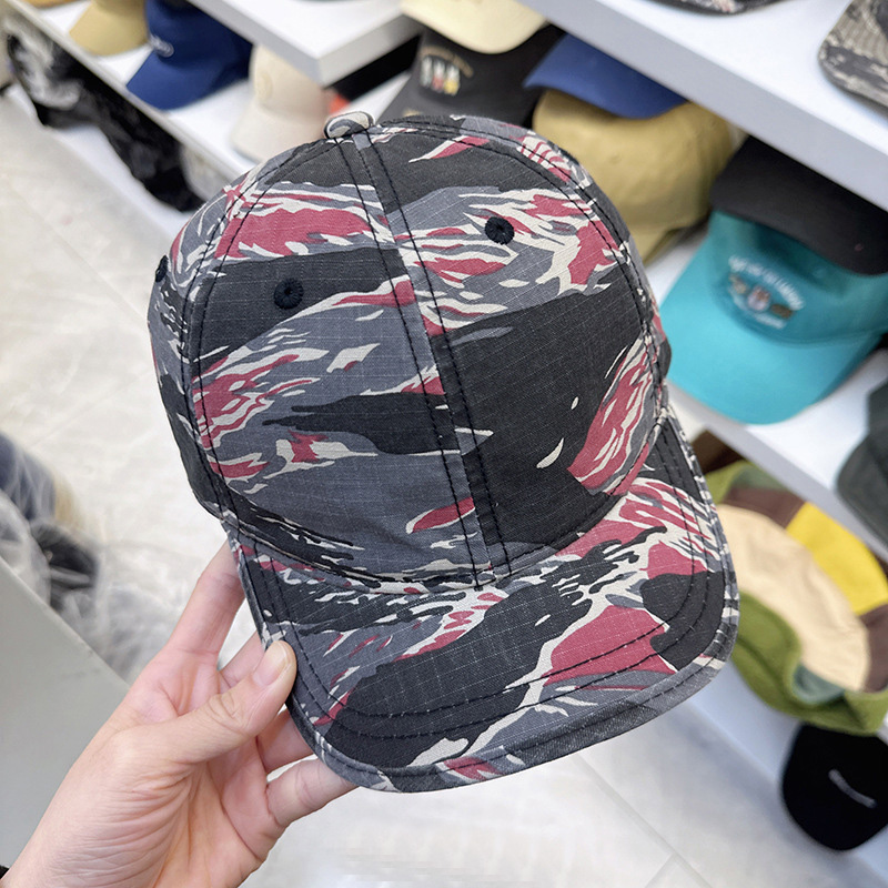 Retro camo short-brim baseball - огляд і ціна Running Gear Hat