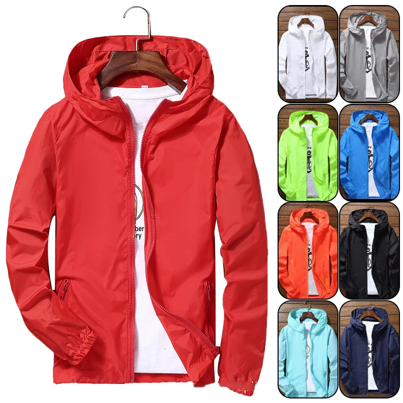 S-7XL Windproof Quick Dry Coat - огляд і ціна Running Gear Rain