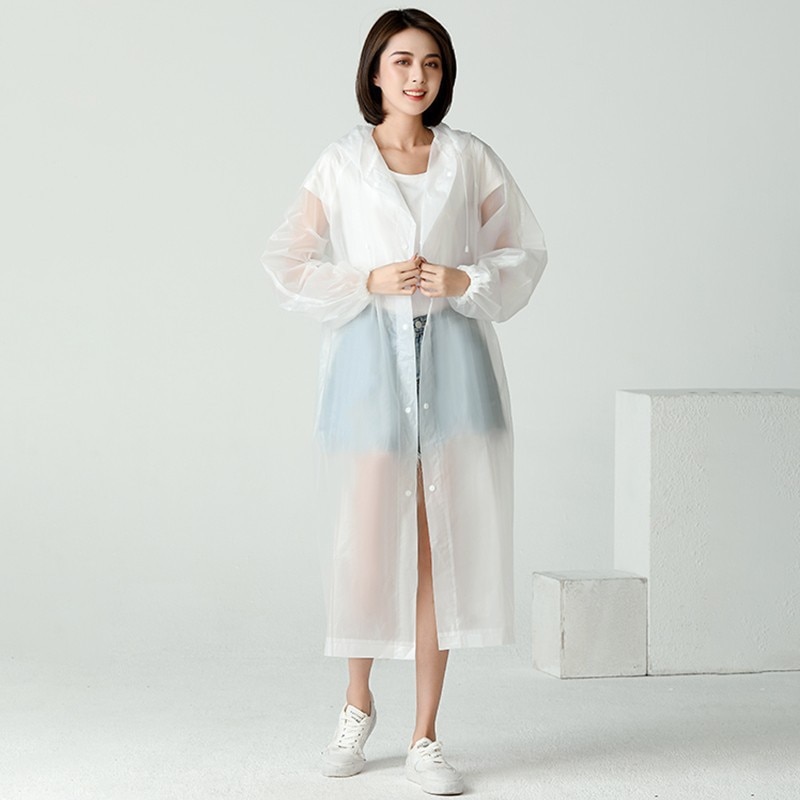 1pc Hooded Rain Coat Women Men - огляд і ціна Running Gear Rain