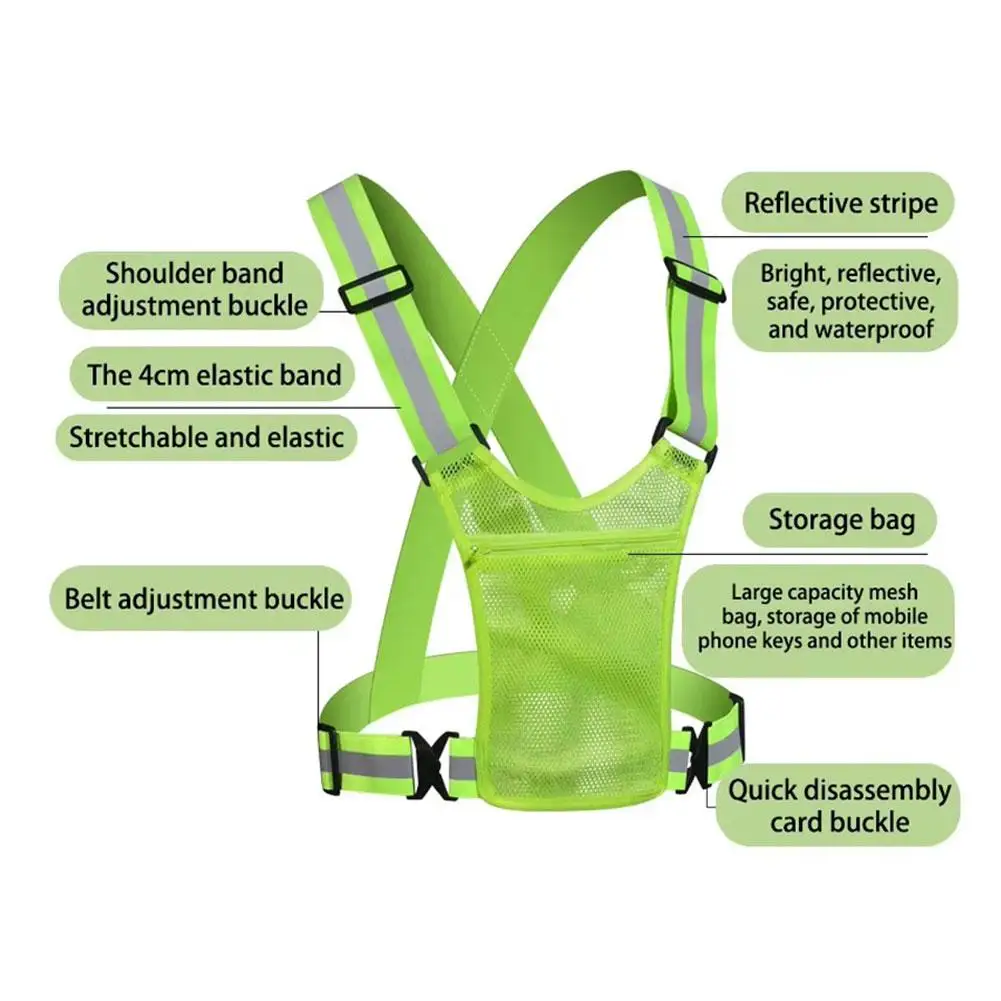 Reflective Safety Vests Lightw - огляд і ціна Running Gear Jacket