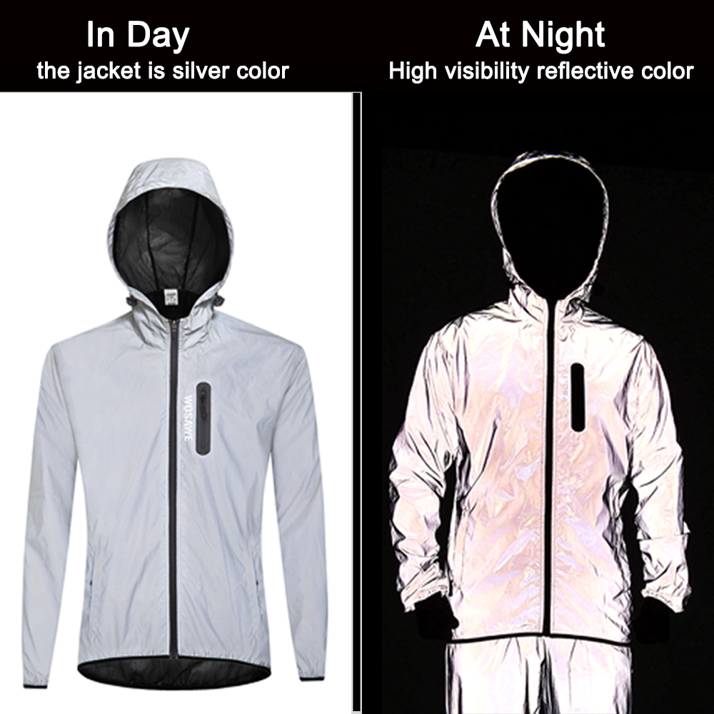 WOSAWE Men's Fully Reflective  - огляд і ціна Running Gear Rain