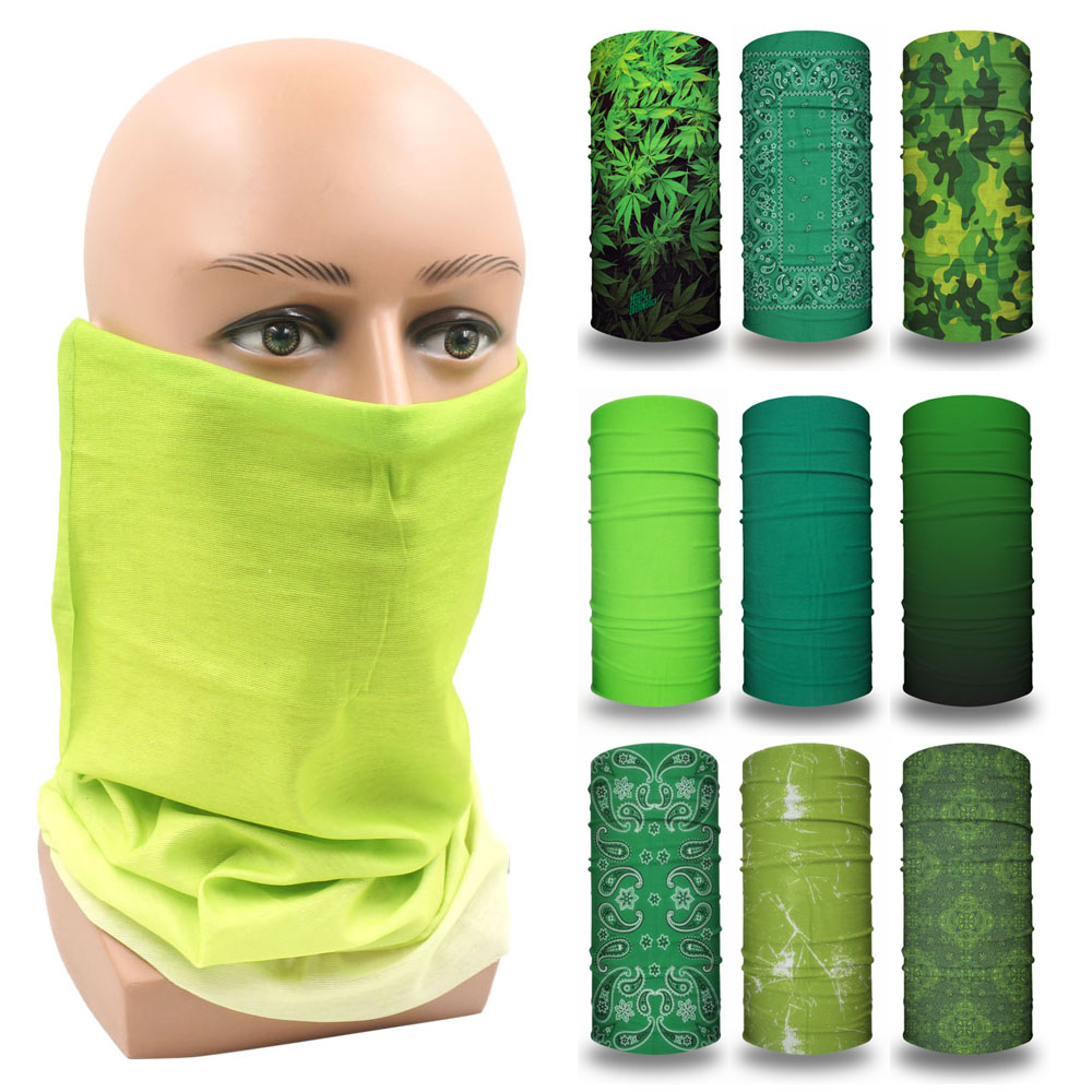 Green Face Bandanas Cover Hiki - огляд і ціна Running Gear Parts