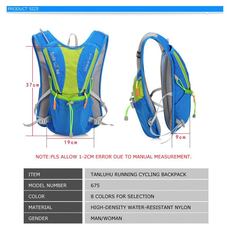 TANLUHU 675 Ultralight Outdoor - огляд і ціна Running Hydration Vest