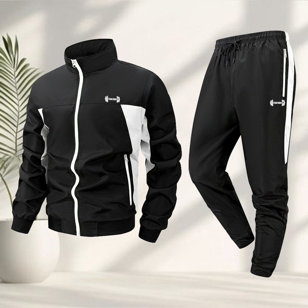 Men's Trendy Dumbbell Print Sp - огляд і ціна Running Gear Jacket
