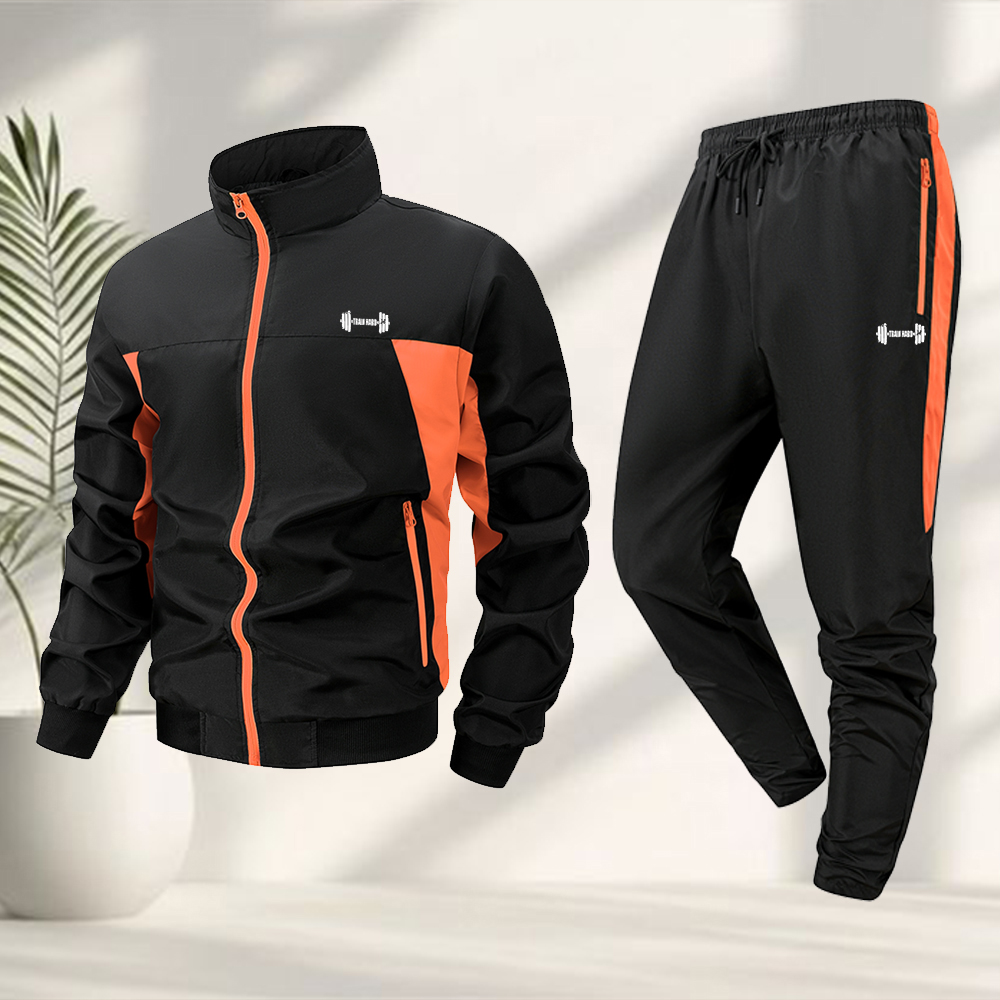 Men's Trendy Dumbbell Print Sp - огляд і ціна Running Gear Jacket