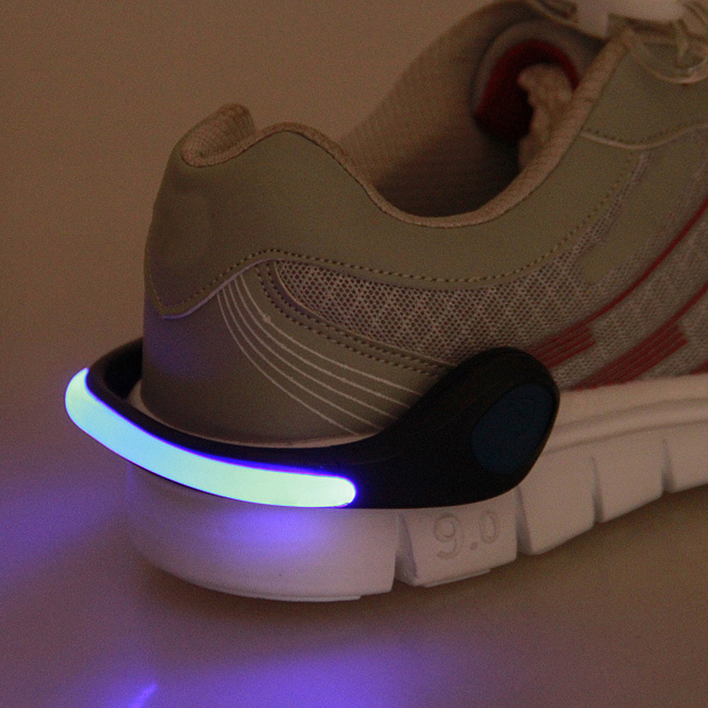 2Pcs LED Flash Shoe Light Clip - огляд і ціна Running Visibility Gear