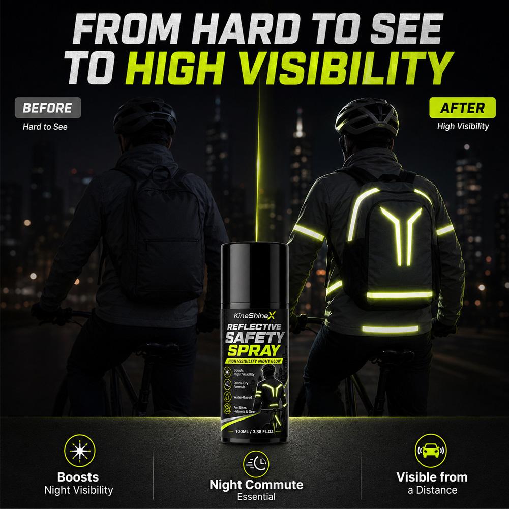 Night Reflective Safety Spray  - огляд і ціна Running Visibility Gear