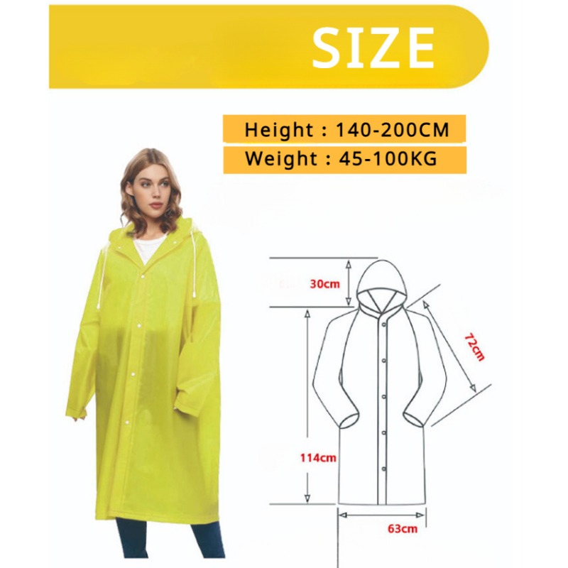 Disposable Raincoat Long Full- - огляд і ціна Running Gear Rain